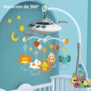 MÓVIL CARRUSEL P/ CUNA MUSICAL 360 MULTIFUNCIONAL + SONIDOS Y PROYECTOR + CONTROL REMOTO NAVE 126126
