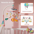 MÓVIL CARRUSEL P/ CUNA MUSICAL 360 MULTIFUNCIONAL + SONIDOS Y PROYECTOR + CONTROL REMOTO NAVE 126126