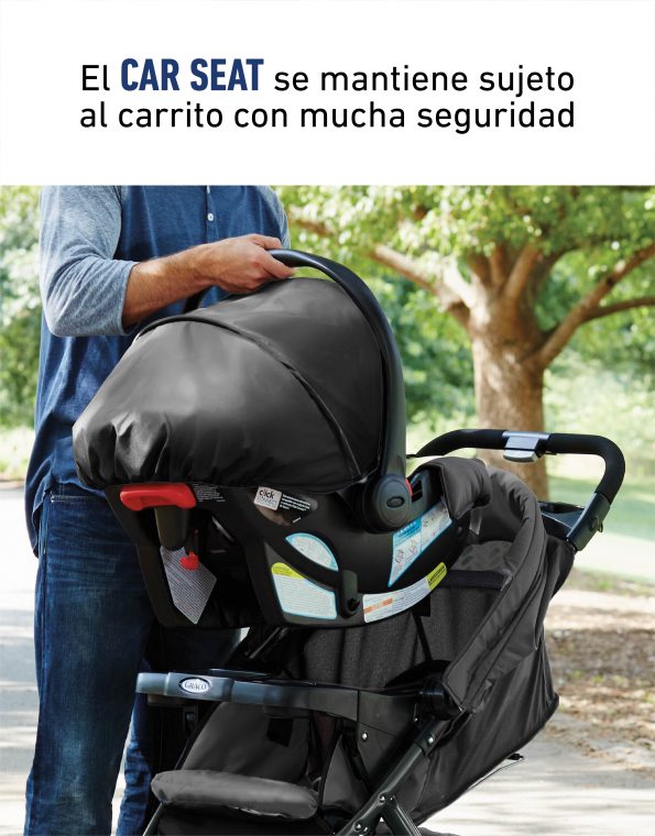 @ GRACO CARRITO TRAVEL SYSTEM+BABY SEAT SNUGRIDE35 FAST ACTION SPORT (3RUEDAS) - GOTHAM - R.N-16/22KG - GR1934806 - 132539