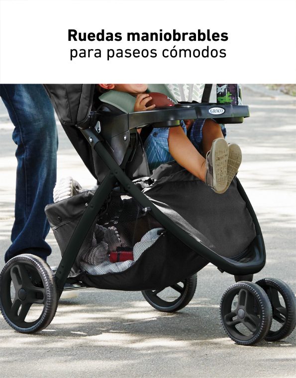 @ GRACO CARRITO TRAVEL SYSTEM+BABY SEAT SNUGRIDE35 FAST ACTION SPORT (3RUEDAS) - GOTHAM - R.N-16/22KG - GR1934806 - 132539