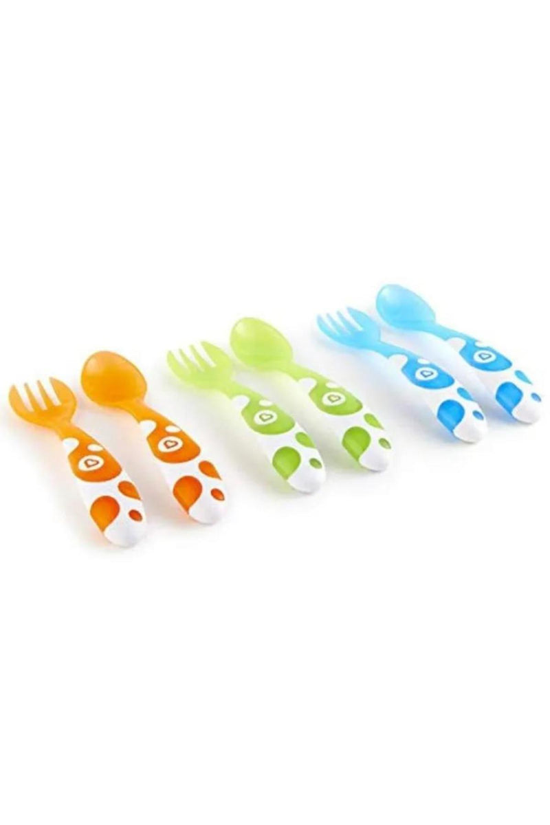 @ MUNCHKIN CUCHARAS & TENEDORES ALIMENTAR SET DE 6 PCS 12M+ MU14915 - 149054