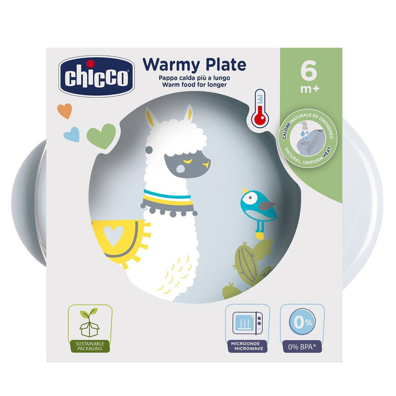 CHICCO PLATO TERMO 6M+ ROSA 16000-10 - AZUL 16000-20 - UNISEX 16000-30