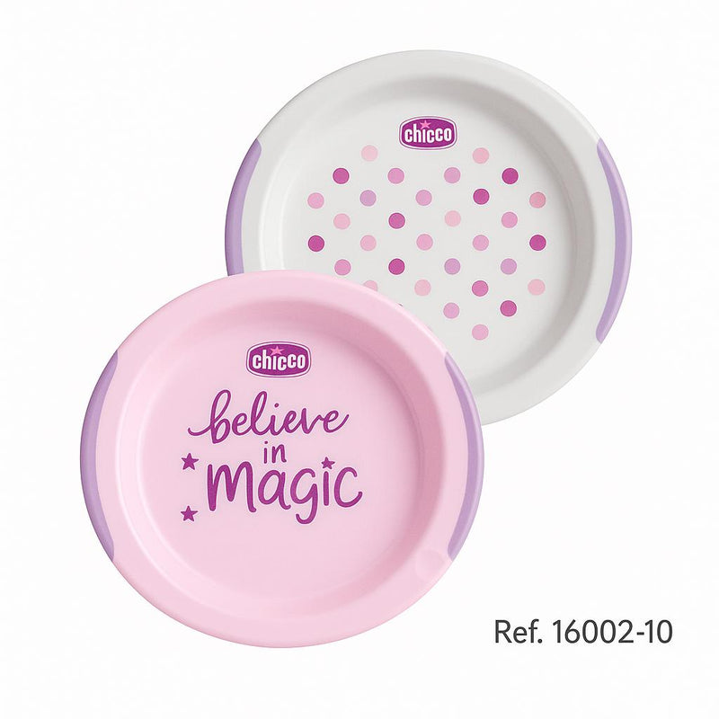 CHICCO SET PLATOS SET 2 UND 12M+ AZUL 16002-20 - 4086580
