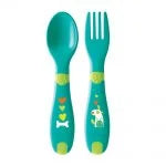 CHICCO PRIMEROS SET CUBIERTOS VERDE 12M+ 16101-30 -4086627