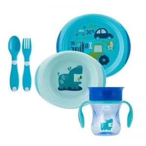 CHICCO PLATO SET DE COMIDA COLOR 12M+ 16201-20 - 4086702