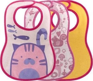 CHICCO BABERO REVESTIMENTO Y ANTIMANCHAS ROSA X3 6M+ 16301-10 - 4086764
