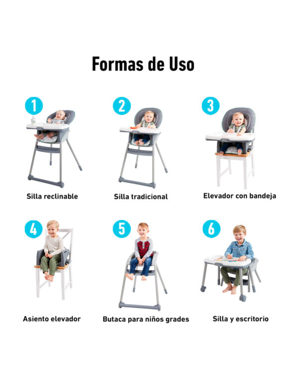@ GRACO SILLA DE COMER TABLE2TABLE - 6EN1 - ARROWS GR2102339 - 167647
