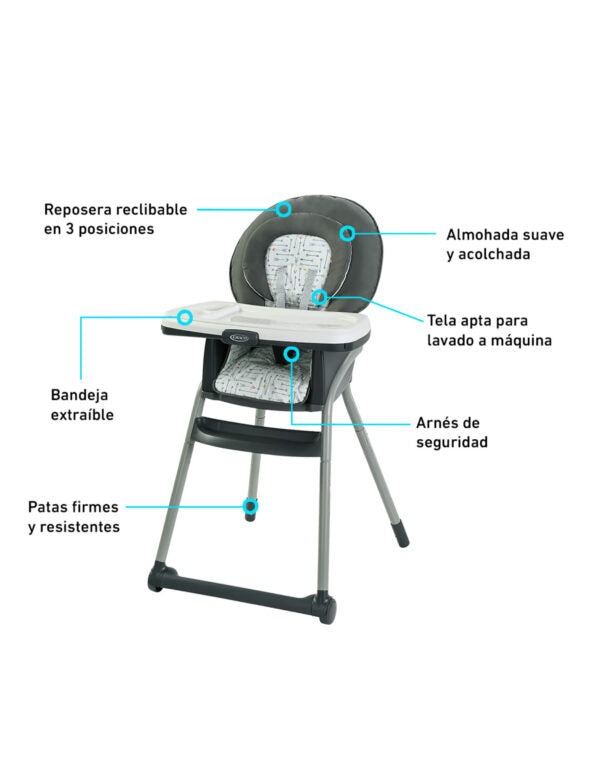 @ GRACO SILLA DE COMER TABLE2TABLE - 6EN1 - ARROWS GR2102339 - 167647
