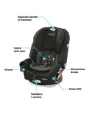 GRACO SILLA DE AUTO GROWS4ME 4EN1 R.N-50 KILOS - WEST POINT GR2095094 - 168088