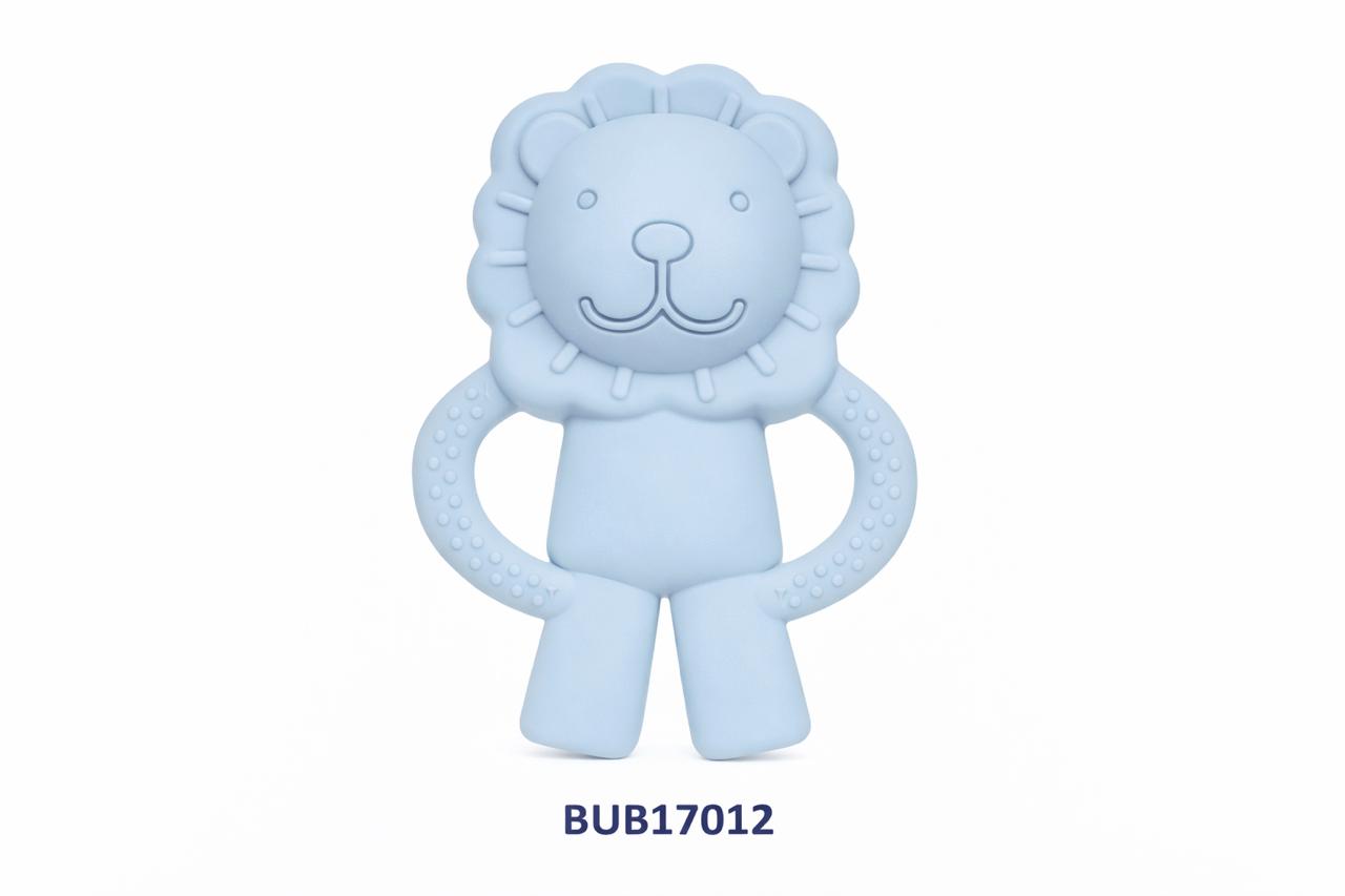 # BUBA MORDILLO DE SILICONA DE LEON 4M+ AZUL BUB17012 - ROSABUB17011 - VERDE BUB17013