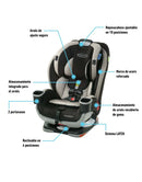 @GRACO CAR SEAT EXTEND2FIT 3EN1 - RN-45KG STOCKLYN GR2111210 - 171675
