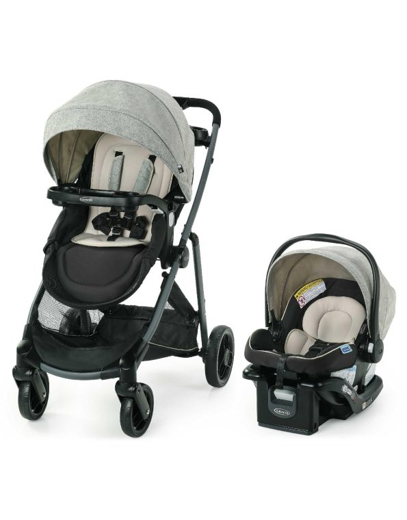 # GRACO CARRITO TRAVEL SYSTEM+BABY SEAT SNUGRIDE35 - 3EN1 - MODES ELEMENT - LYNWOOD 4 RUEDAS R.N-16/22KG GR2113923 - 172580