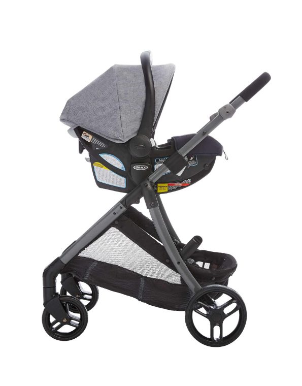 # GRACO CARRITO TRAVEL SYSTEM+BABY SEAT SNUGRIDE35 - 3EN1 - MODES ELEMENT - LYNWOOD 4 RUEDAS R.N-16/22KG GR2113923 - 172580