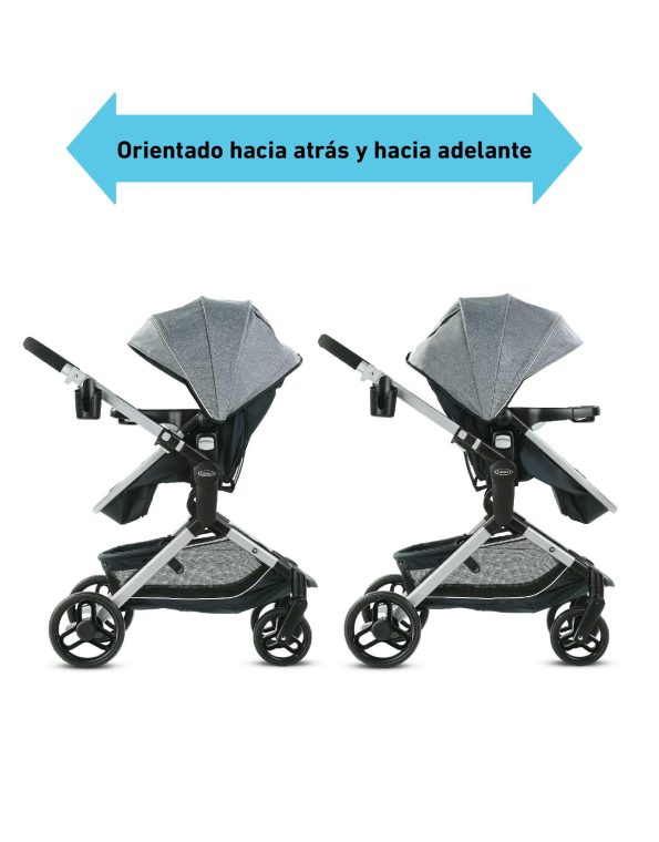 # GRACO CARRITO TRAVEL SYSTEM+BABY SEAT SNUGRIDE35 - 3EN1 - MODES ELEMENT - LYNWOOD 4 RUEDAS R.N-16/22KG GR2113923 - 172580