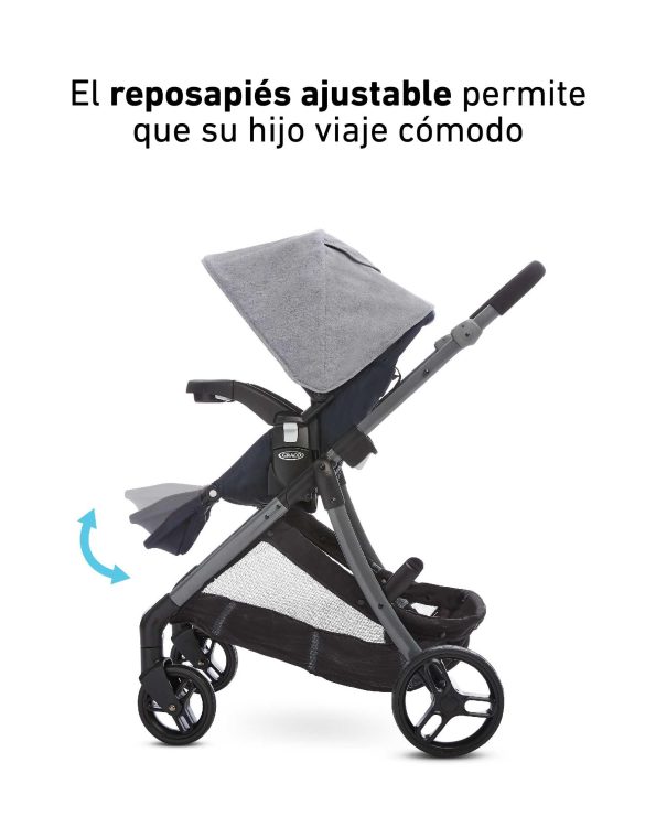 # GRACO CARRITO TRAVEL SYSTEM+BABY SEAT SNUGRIDE35 - 3EN1 - MODES ELEMENT - LYNWOOD 4 RUEDAS R.N-16/22KG GR2113923 - 172580