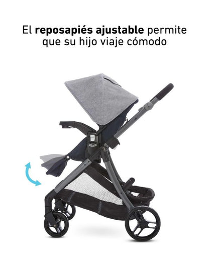 # GRACO CARRITO TRAVEL SYSTEM+BABY SEAT SNUGRIDE35 - 3EN1 - MODES ELEMENT - LYNWOOD 4 RUEDAS R.N-16/22KG GR2113923 - 172580