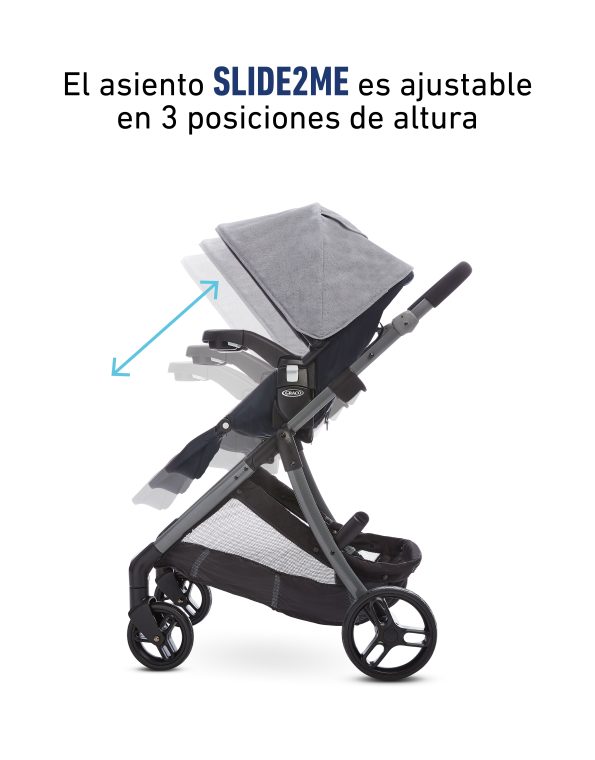 @ GRACO CARRITO TRAVEL SYSTEM+BABY SEAT SNUGRIDE35 MODES CLOSER 3EN1 - NASH - R.N-16/22KG - GR2139171 - 175369