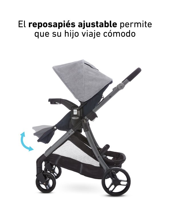 @ GRACO CARRITO TRAVEL SYSTEM+BABY SEAT SNUGRIDE35 MODES CLOSER 3EN1 - NASH - R.N-16/22KG - GR2139171 - 175369