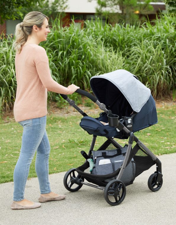 @ GRACO CARRITO TRAVEL SYSTEM+BABY SEAT SNUGRIDE35 MODES CLOSER 3EN1 - NASH - R.N-16/22KG - GR2139171 - 175369