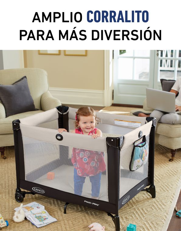 @ GRACO CUNA CORRALITO ON THE GO - KATE - COMPACTO -20% CUNA R.N-7KG - CORRAL P/NIÑA 89CM - GR2139039 - 175666