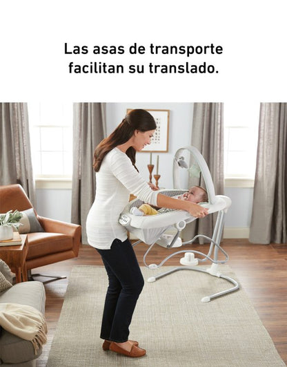 GRACO HAMAQUITA 2EN1 SOOTHE N' SWAY - DERBY BOUCER BALANCEO+RECLINACION+VIBRACION+CANCIONES+C.ELÉCTRICA - GR2140066 - 177189