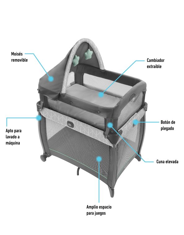 @ GRACO CUNA CORRALITO 4EN1 MY VIEW - DERBY - GR2140093 - 177226