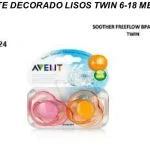 AVENT CHUPETES FREE-FLOW BPA FREE X2 CELESTE 6-18M - 17825
