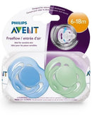 AVENT CHUPETES FREE-FLOW BPA FREE X2 6-18M SCF178/24