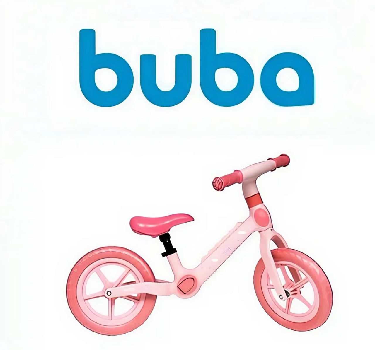 # BUBA BICICLETA DE EQUILIBRIO DINO VERDE BU - ROSA BUB19620