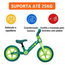 # BUBA BICICLETA DE EQUILIBRIO DINO VERDE BU - ROSA BUB19620