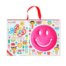 @ MUNCHKIN ALIMENTACIÓN BE HAPPY SET REGALO AZUL MU17908 - ROSA 17909