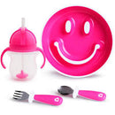 @ MUNCHKIN ALIMENTACIÓN BE HAPPY SET REGALO AZUL MU17908 - ROSA 17909