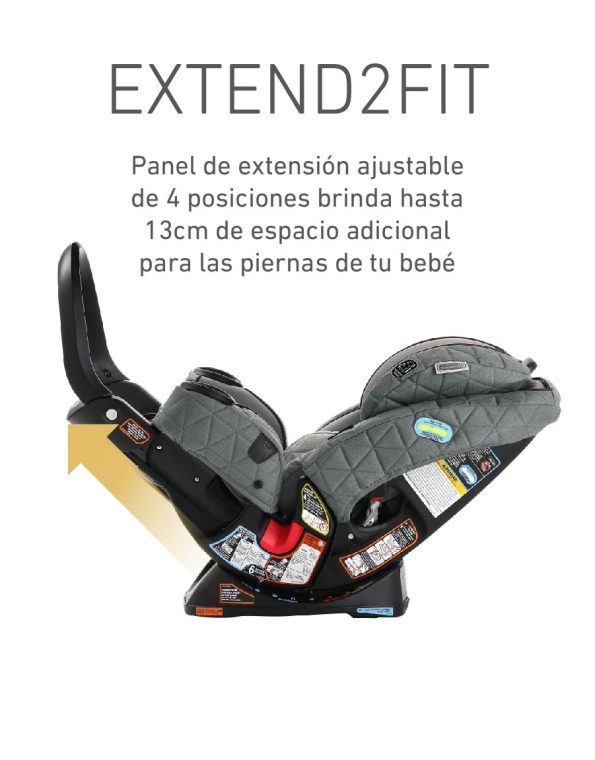 @ GRACO CAR SEAT 4EVER EXTEND2FIT PREMIER 4EN1 - MIDTOWN - LATCH - R.N-54KG  - GR2152351 - 180950