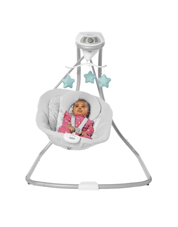 GRACO HAMAQUITA SIMPLE IVY R.N-14KG 15 CANCIONES+6 VELOCIDAD AJUSTES+VIBRACIONES ELECTRICO & PILAS GR2156174 - 181315