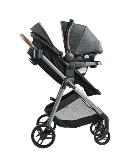# GRACO CARRITO TRAVEL SYSTEM+BABY SEAT SNUGRIDE35 MODES TRIO HEMLOCK - R.N-16/22KG - GR2164695- 181858