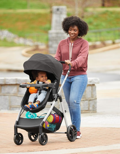 # GRACO CARRITO TRAVEL SYSTEM+BABY SEAT SNUGRIDE35 MODES TRIO HEMLOCK - R.N-16/22KG - GR2164695- 181858