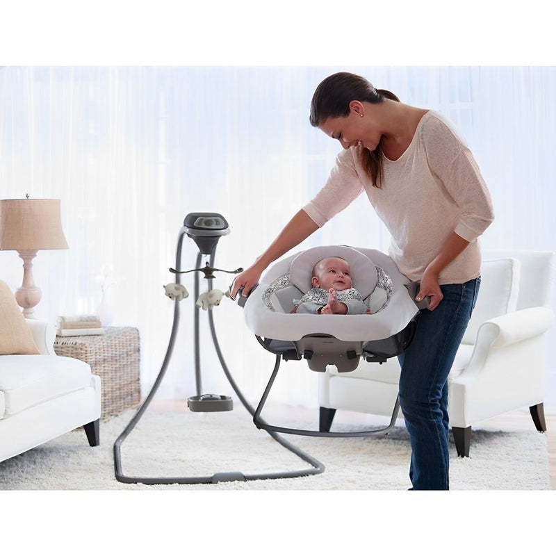 @ GRACO HAMAQUITA 2EN1 DUETCONNECT DELUXE - REDMOND - BALANCE /VIBRACION / CANCIÓN / SONIDOS HASTA 11.3KG GR2160534 - 182473