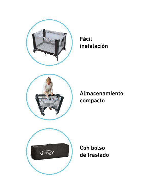 @ GRACO CUNA CORRALITO ON THE GO - COMPACTO R.N-89CM - REIGN GR2156183 - 181407 - KOLB GR2164118 - 182671