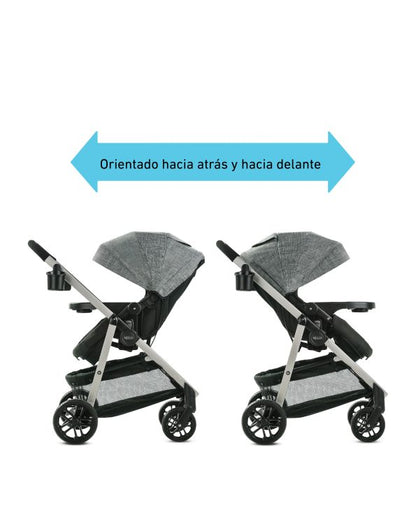 # GRACO CARRITO TRAVEL SYSTEM+BABY SEAT SNUGRIDE35 MODES PRAMETTE 3EN1 - ELLINGTON - R.N-16/22KG - GR2173529 - 184835