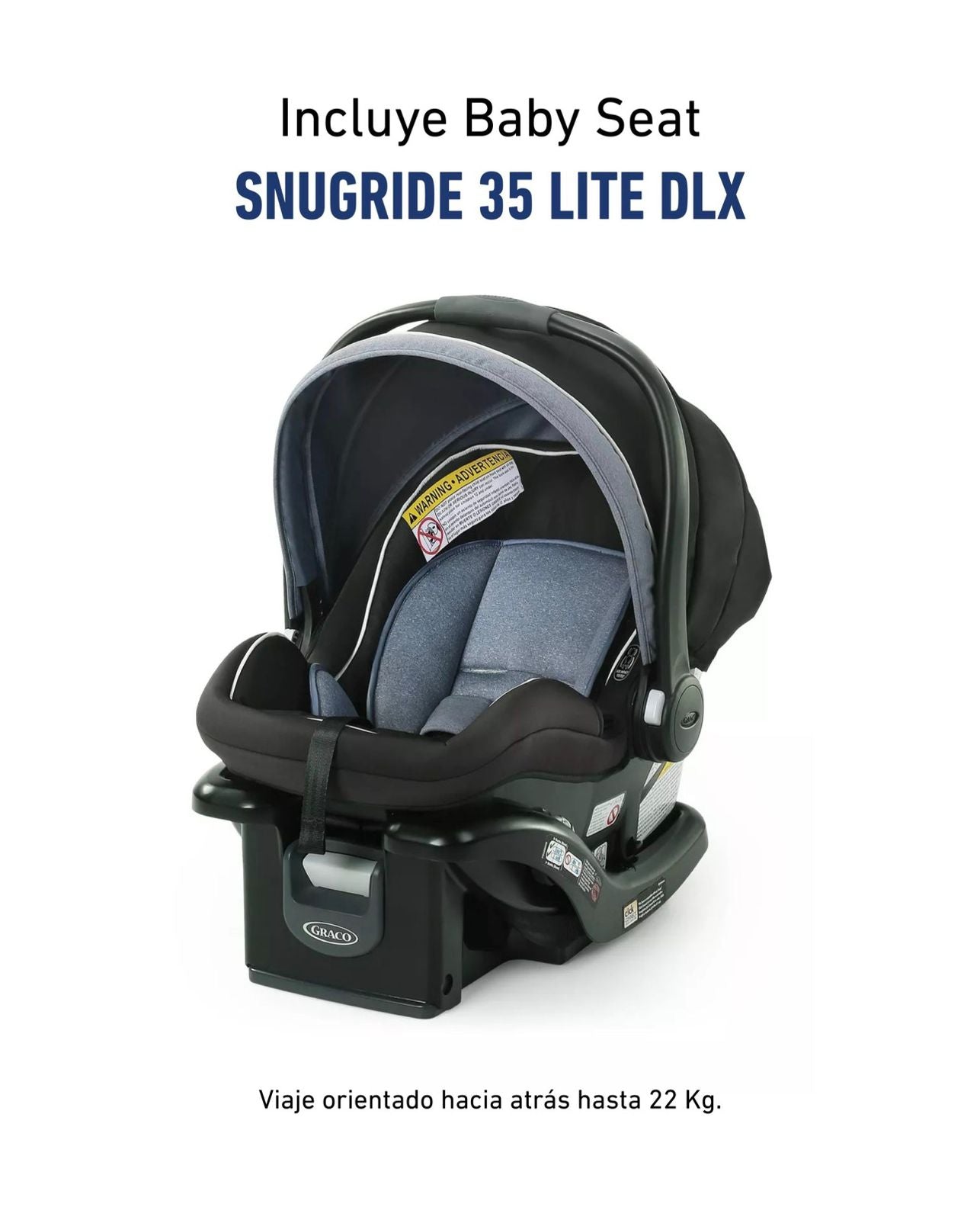 # GRACO CARRITO TRAVEL SYSTEM MODES PRAMETTE 3EN1 ONTARIO R.N-16KG/22KG GR2173530 - 184842