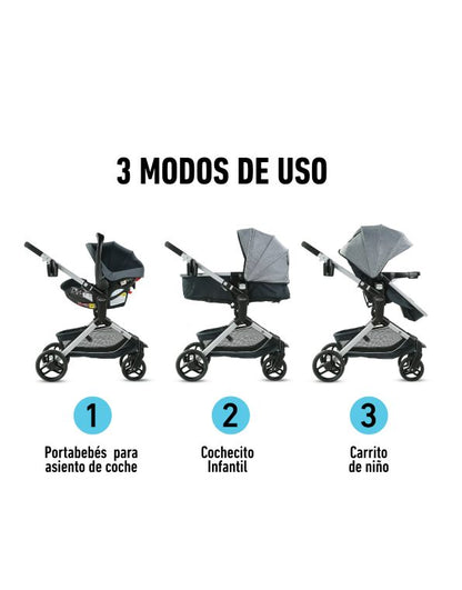 # GRACO CARRITO TRAVEL SYSTEM+BABY SEAT SNUGRIDE35 MODES NEST 3EN1 - SULLIVAN - R.N-16/22KG - GR2173542 - 184866