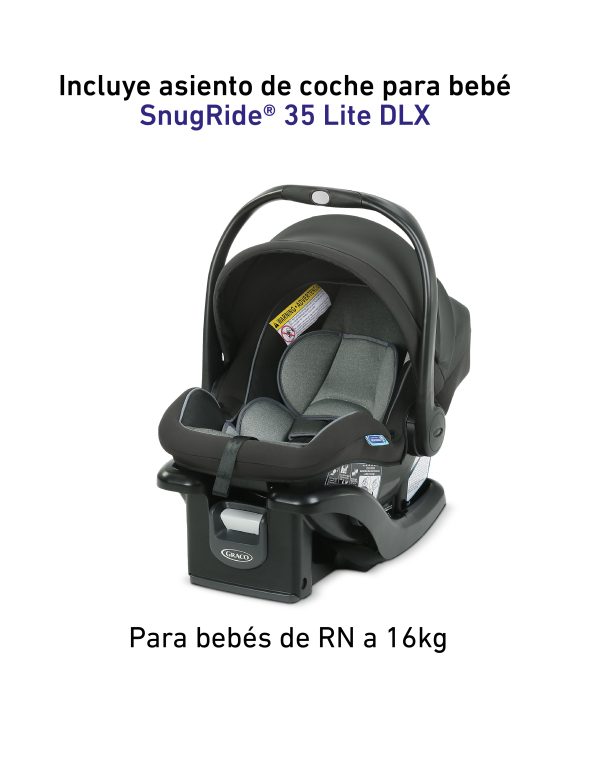 # GRACO CARRITO TRAVEL SYSTEM+BABY SEAT SNUGRIDE35 MODES NEST 3EN1 - SULLIVAN - R.N-16/22KG - GR2173542 - 184866