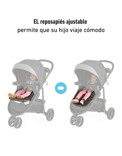 # GRACO CARRITO TRAVEL SYSTEM+BABY SEAT SNUGRIDE35 MODES 3LITE DLX - WEST POINT 3RUEDAS R.N-16/22KG - GR2174257 - 184989