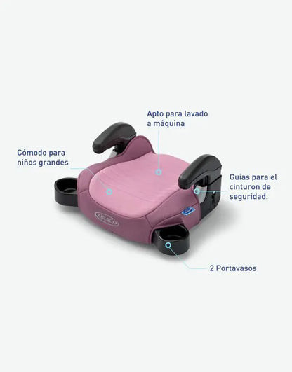 GRACO CAR SEAT ELEVADOR S/ RESPALDO TURBOBOSTER 2.0 - ANNA - GR2186531 - 186266 💛