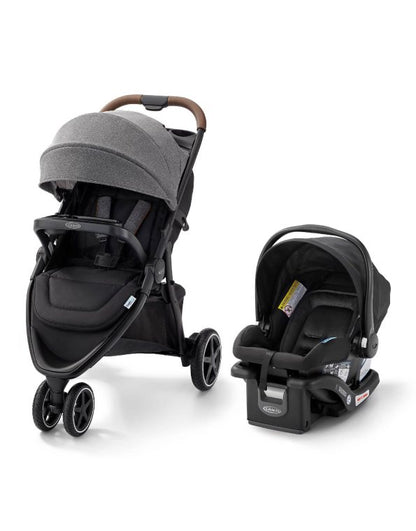 # GRACO CARRITO TRAVEL SYSTEM+BABY SEAT SNUGRIDE30 OUTPACE LX-BRIGGS - 3 RUEDAS R.N-14/22KG GR2203025 - 187546