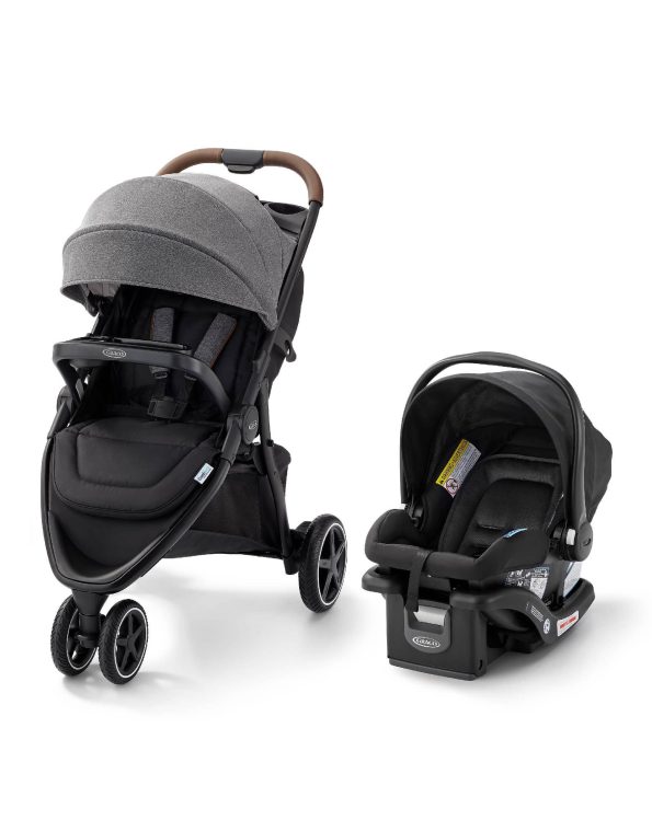 @ GRACO CARRITO TRAVEL SYSTEM+BABY SEAT SNUGRIDE30 OUTPACE LX-BRIGGS - 3 RUEDAS R.N-14/22KG GR2203025 - 187546