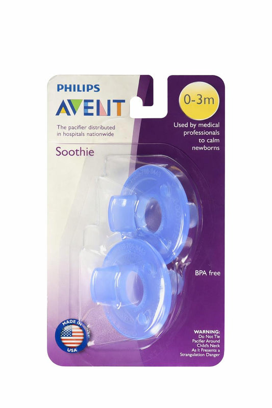 AVENT CHUPETE SOOTHIE AZUL X2 0M+ SCF190/03