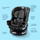 # GRACO CAR SEAT EASY TURN 2EN1 SOLAR - SISTEMA GIRATORIO R.N-18KG/30KG SLIM & LATCH GR2216076 - 191208