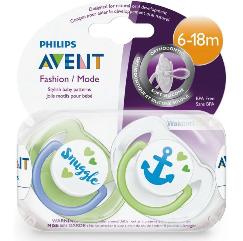 AVENT CHUPETE x2 6-18M ANCLA/VERDE 19706 - 494683