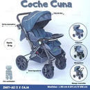 NOEL & NATTY CARRITO CUNA R.N-15KG AZUL, ROSA, ROJO, GRIS - ZH07